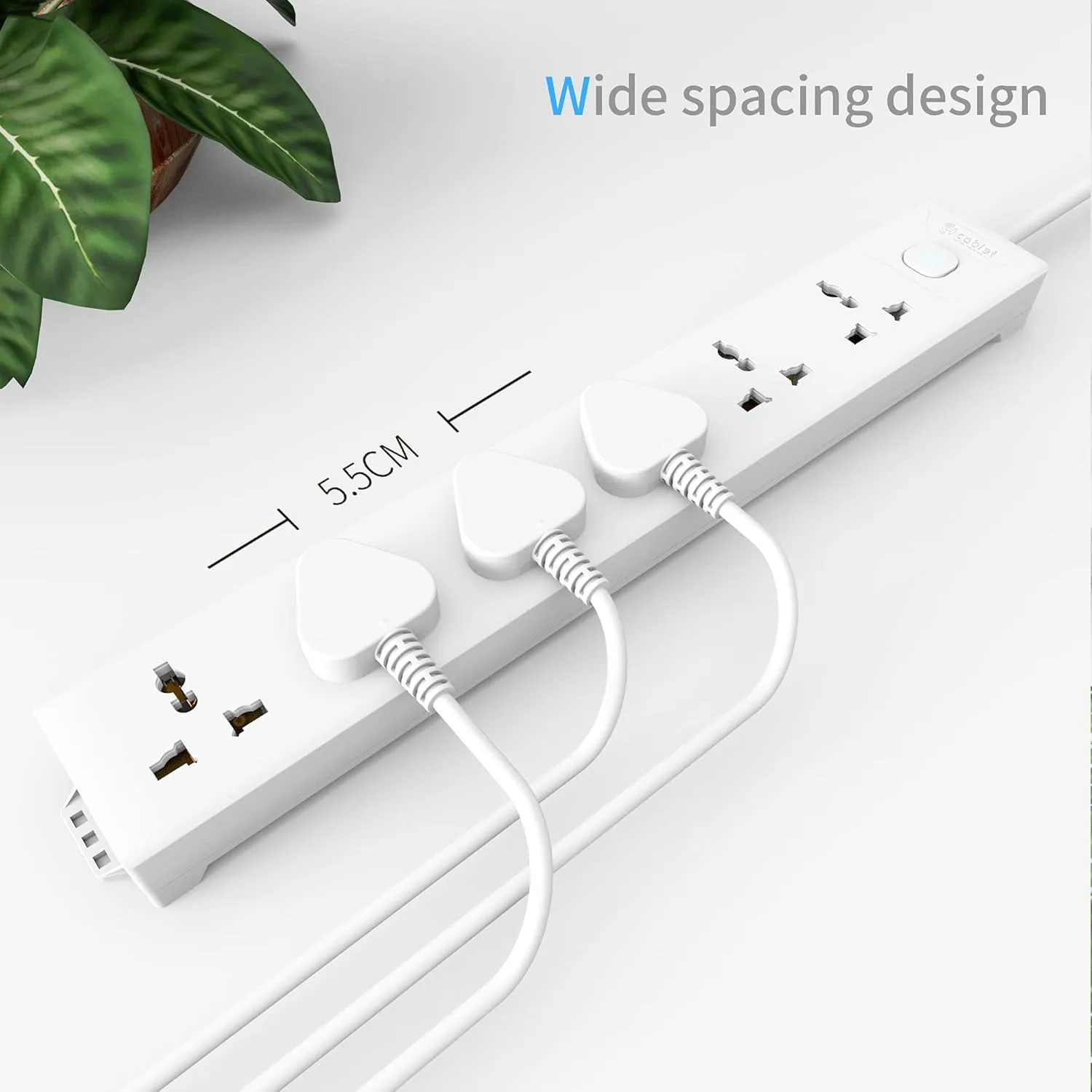 Cablet Spike 6 Socket 1 Switch 1.8m view 3